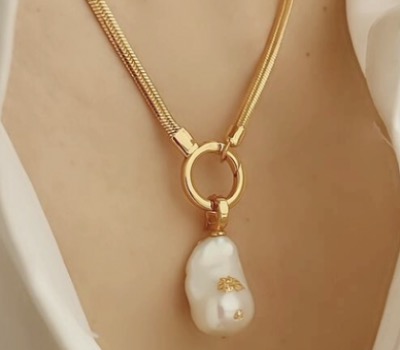 custom drop pearl necklace
