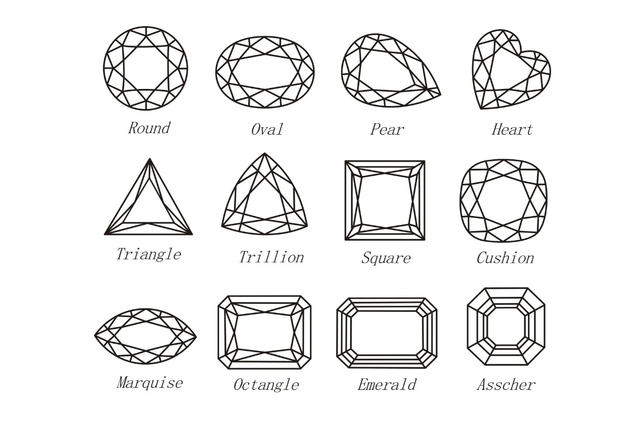 glass crystal shape
